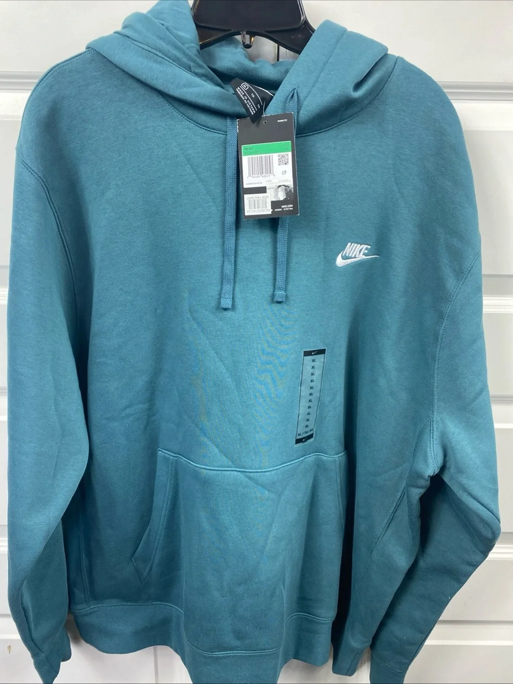 Nike Sportswear Club Standard Fit Fleece Hoodie Mens BV2654 Pullover XL  Extra L